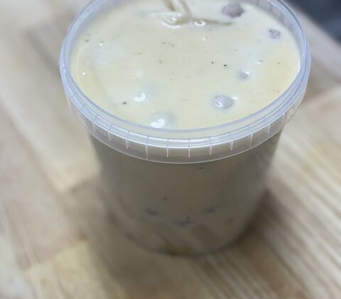 Koksusgaards aspargessuppe med kødboller