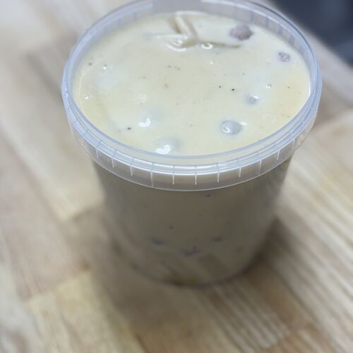 Koksusgaards aspargessuppe med kødboller