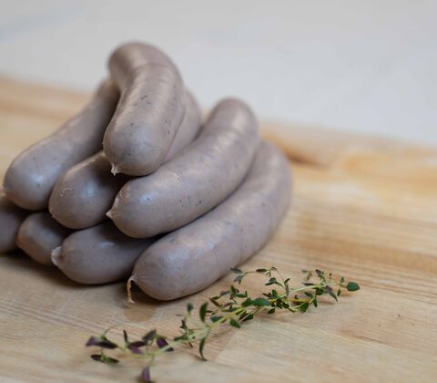 Grillmedister af dansk kalv og gris med hvidløg 