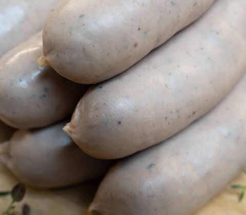 Grillmedister af dansk kalv og gris med hvidløg 