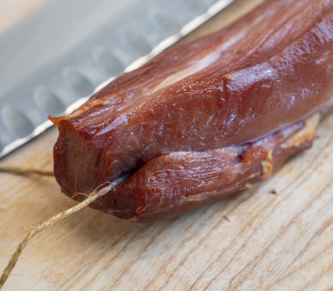 Koldrøget dansk grisemørbrad