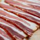 Tørsaltede bacon i skiver 