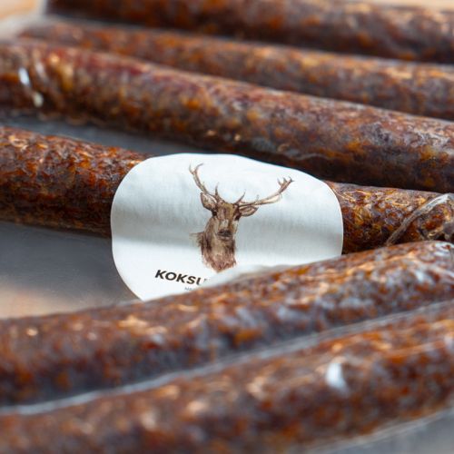 Koksusgaard´s øl-pølser med vestjysk krondyr