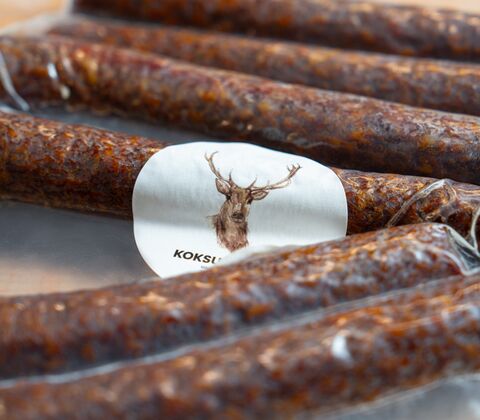 Koksusgaard´s øl-pølser med vestjysk krondyr