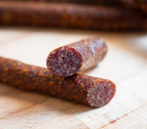 Koksusgaard´s øl-pølser med vestjysk krondyr