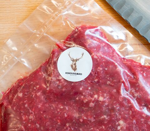 Hakket dansk oksekød