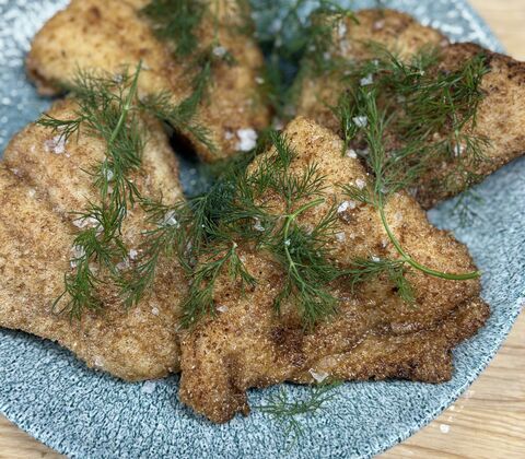 Rugmelspaneret Rødspætte 