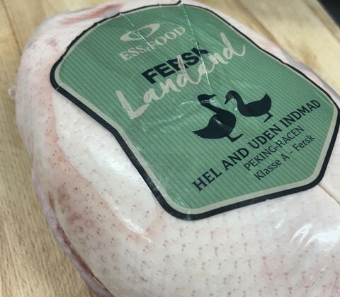 Friskslagtede kødfulde ænder