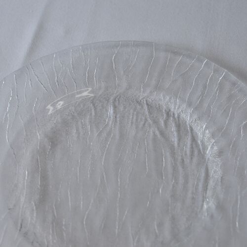 Dæktallerken glas