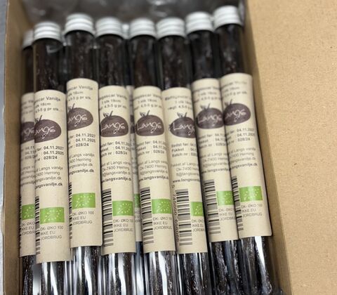 Madagaskar økologiske vaniljestænger